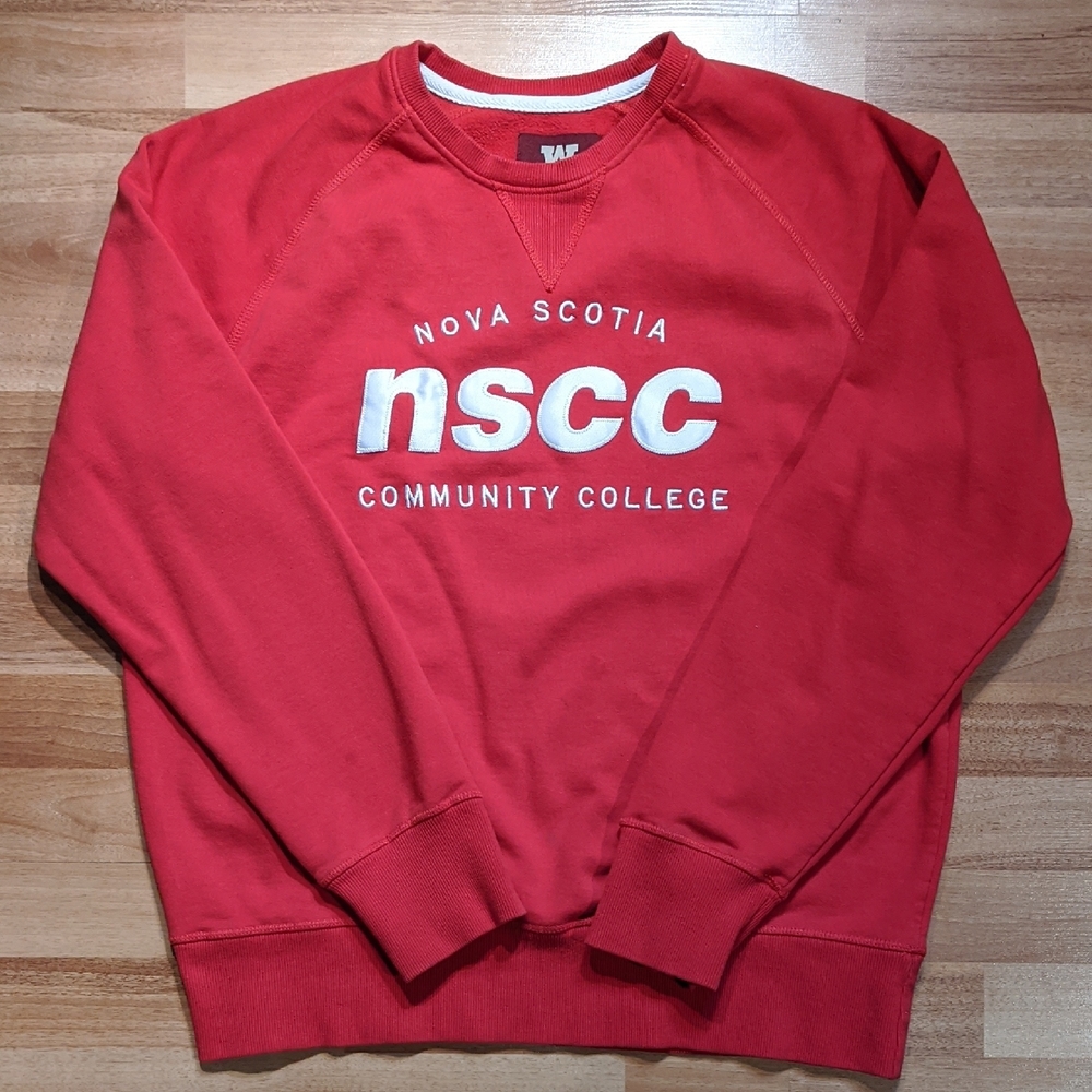 Vintage Red Sweatshirt with NSCC Design